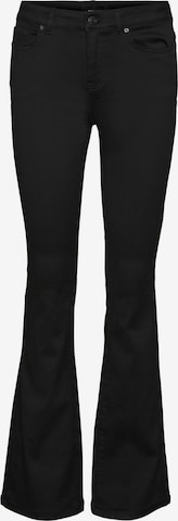 Vero Moda Curve Flared Jeans 'PEACHY' in Black: front