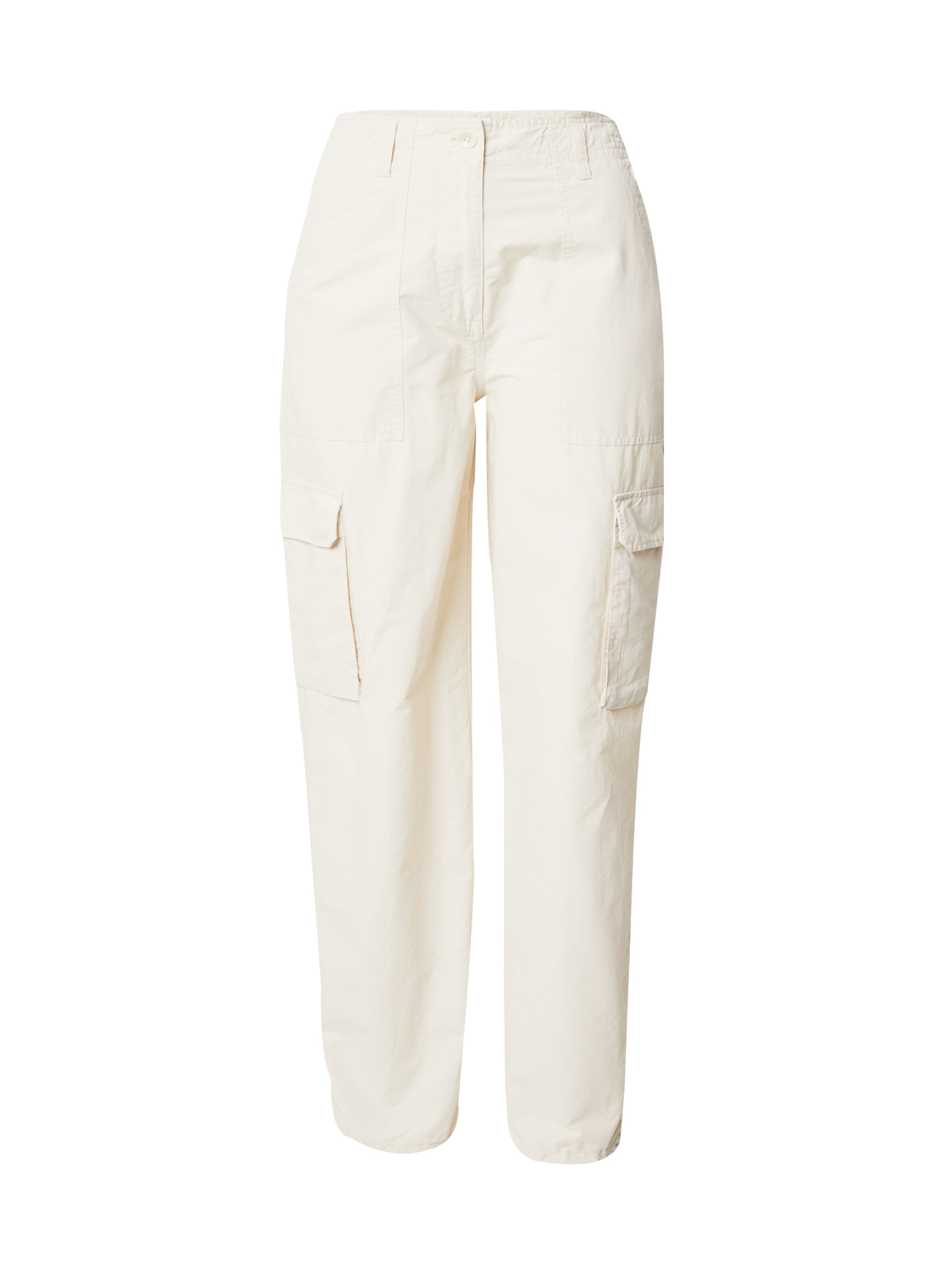 Tommy Jeans Loosefit Gargohousut 'Harper' värissä beige: etupuoli