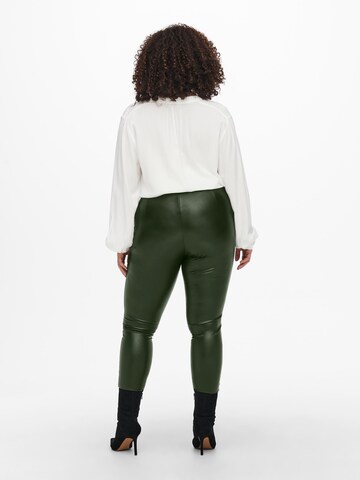 Skinny Leggings 'Hanna' di ONLY Carmakoma in verde