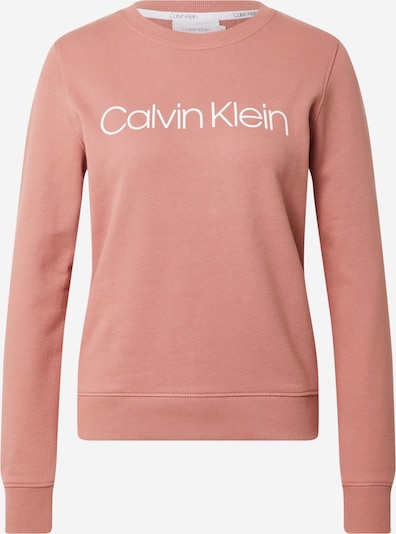 Calvin Klein Sweatshirt i gammelrosa / hvit, Produktvisning