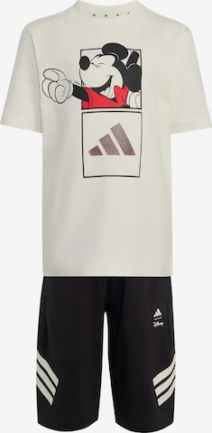 ADIDAS SPORTSWEAR Trainingspak 'Adidas x Disney Micky Maus' in Wit: voorkant
