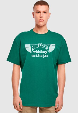 T-Shirt 'Thin Lizzy - Whiskey Amended' Merchcode en vert : devant