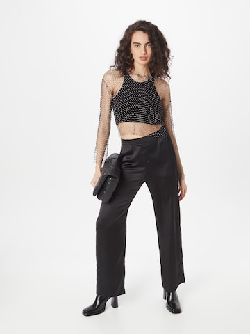 Lindex Regular Pants 'Bella' in Black