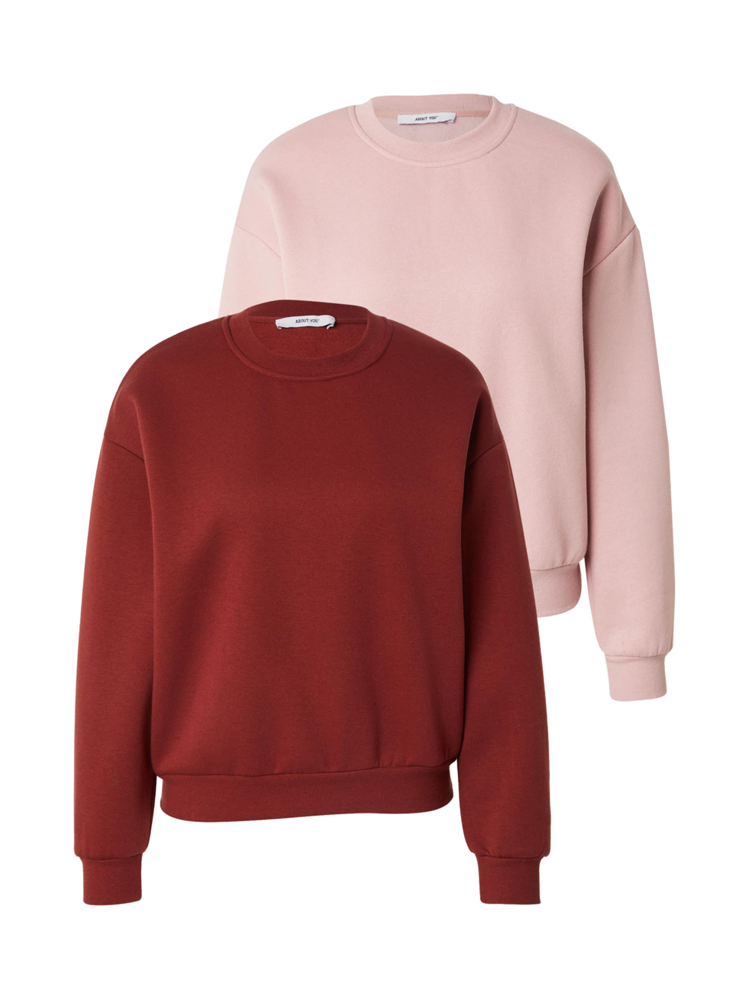 rozā ABOUT YOU Sportisks džemperis 'Ina': no priekšpuses