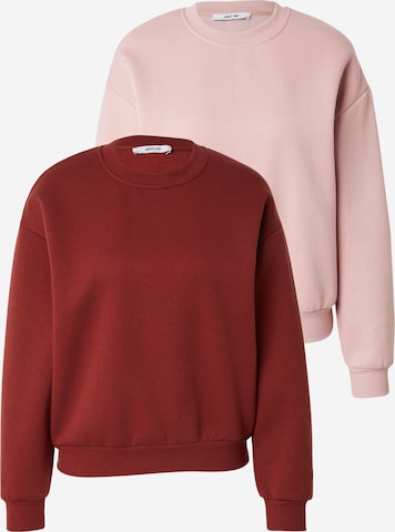 rožinė ABOUT YOU Megztinis be užsegimo 'Ina': priekis