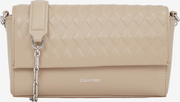 Calvin Klein Olkalaukku värissä harmaa: etupuoli