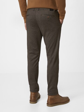 REDPOINT Tapered Chinohose in Braun