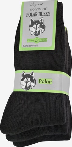 Polar Husky Socken in Schwarz