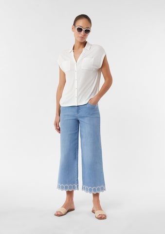 COMMA Bluse in Weiß