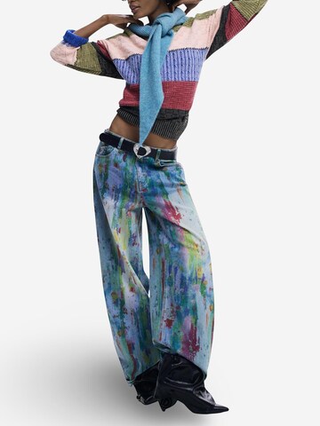 Desigual - Pierna ancha Vaquero 'BRUSH 26SWDDX3' en azul
