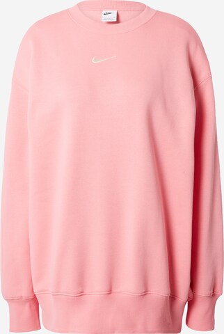 Nike Sportswear Sweatshirt in Oranje: voorkant