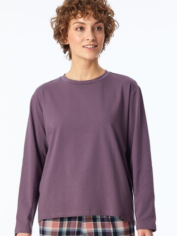 SCHIESSER Schlafshirt 'Mix & Relax' in Lila: Vorderseite