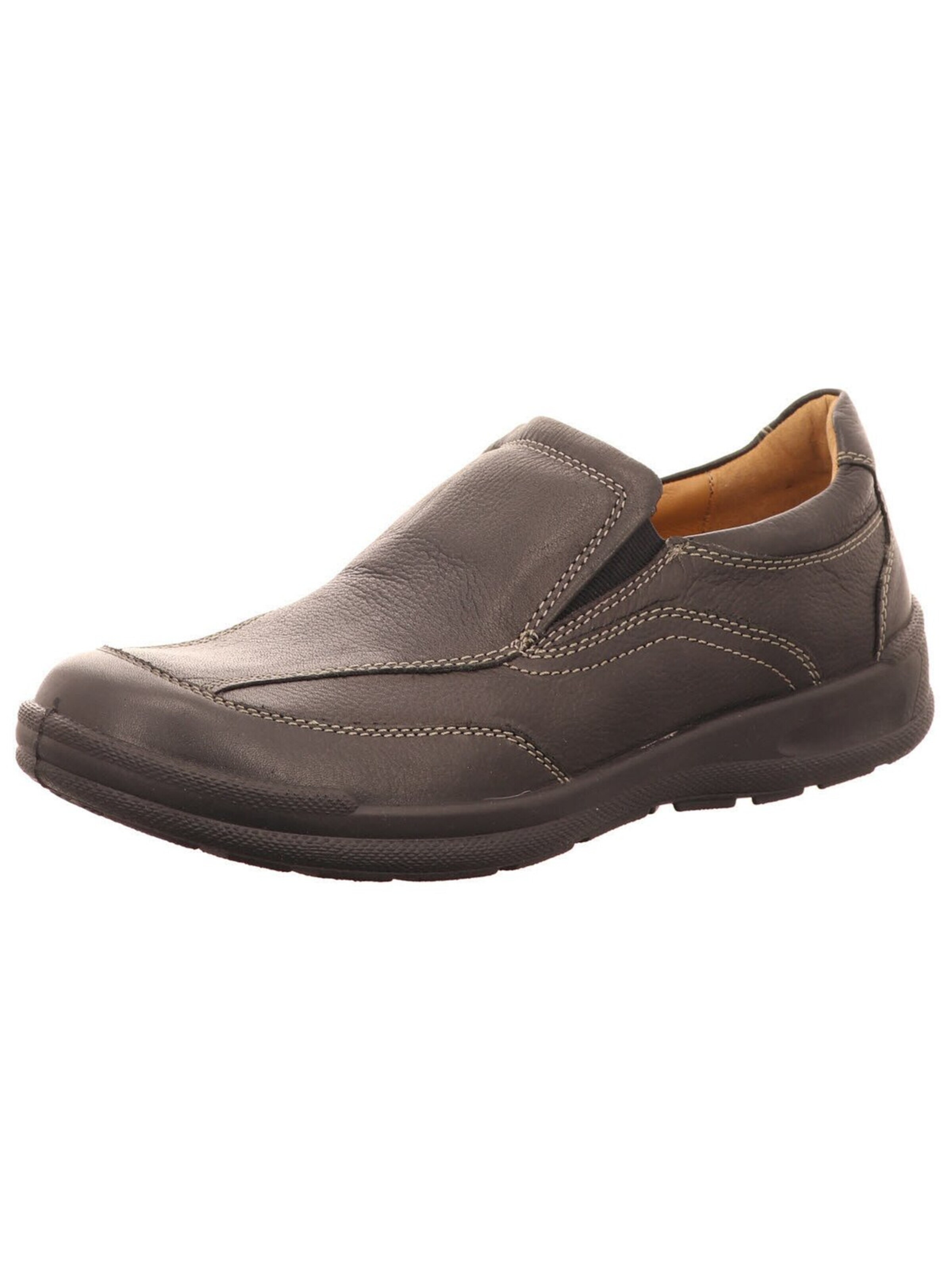 JOMOS Slipper 'Slipper Herren 419208-37-000 Echtleder in schwarz'‌‌‌‌ in Schwarz: Vorderseite