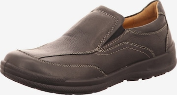 JOMOS Slipper 'Slipper Herren 419208-37-000 Echtleder in schwarz' in Schwarz: Vorderseite
