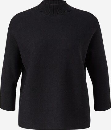 Pull-over COMMA en noir : devant