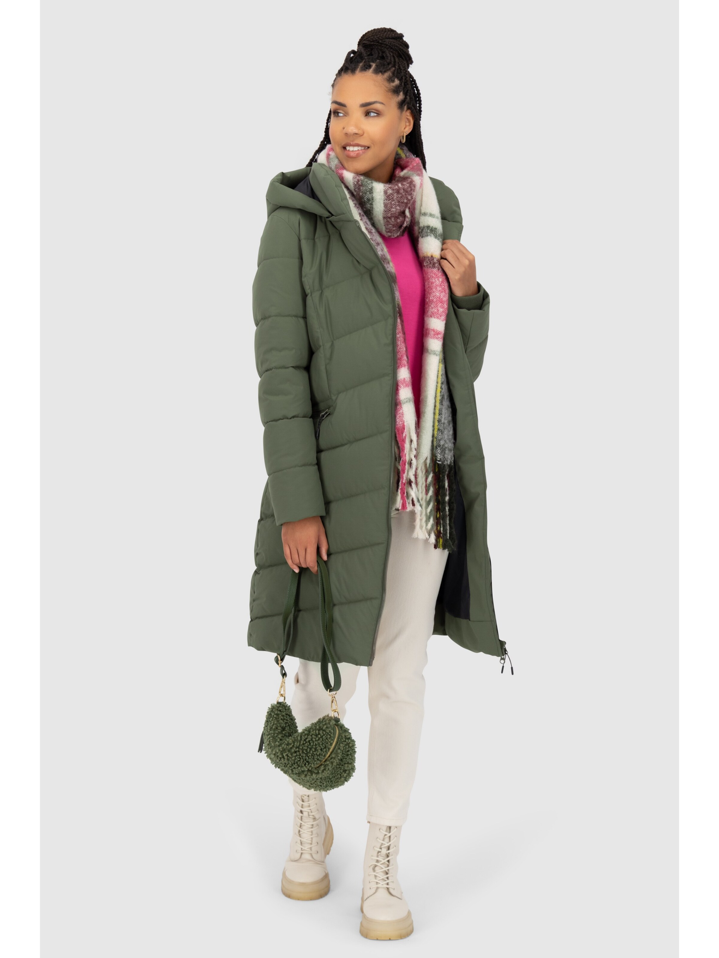 Veste d’hiver 'NimaAK A' alife & kickin en vert