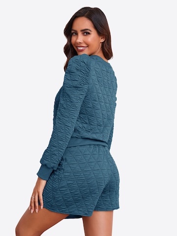 Imily Bela Hlačni kostim | modra barva: zadnja stran