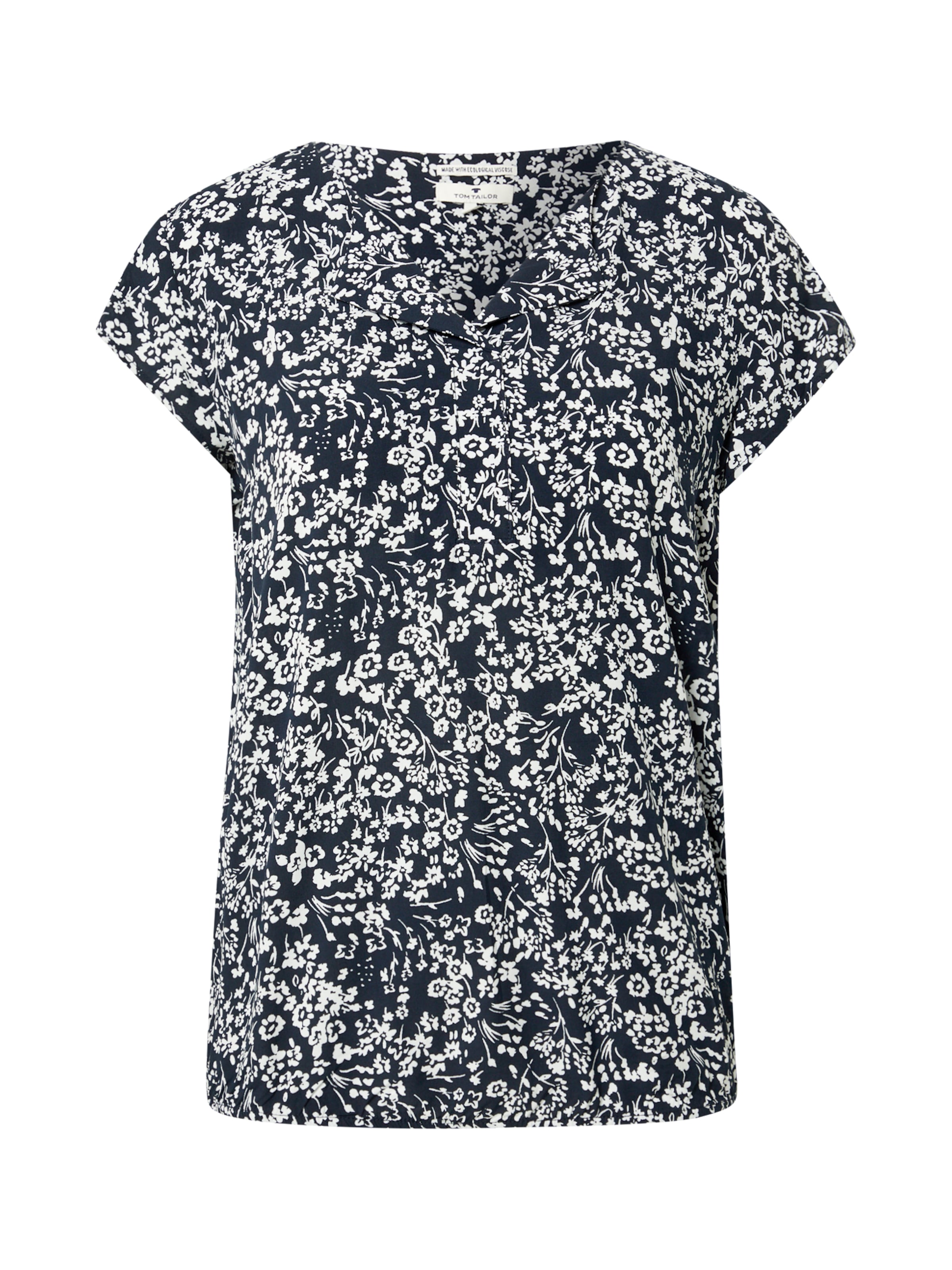 TOM TAILOR Blouse in Blauw: voorkant