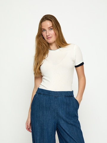 Top 'Asta' di minus in bianco: frontale