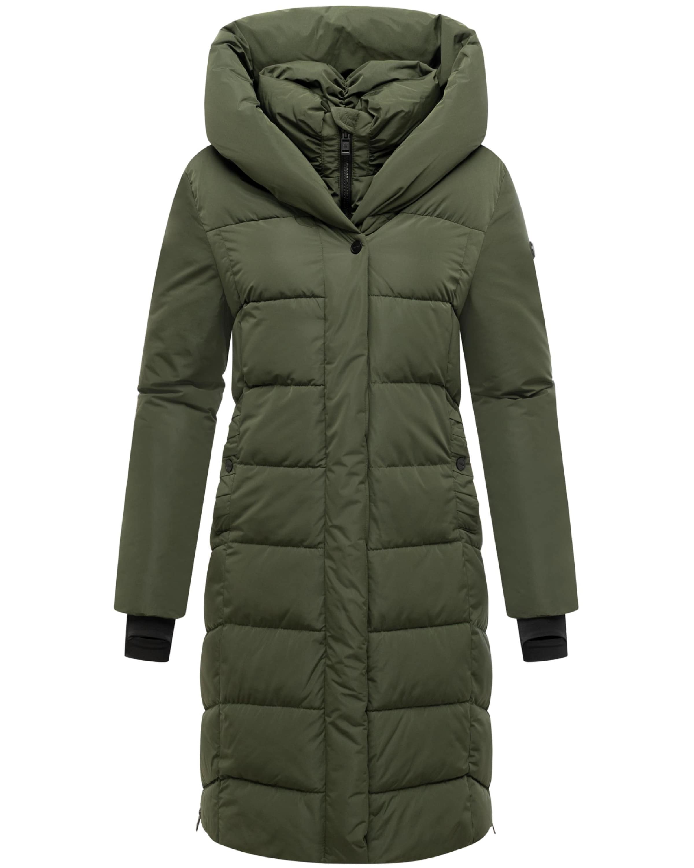 Manteau d’hiver 'Laubzauber 14' NAVAHOO en vert : devant