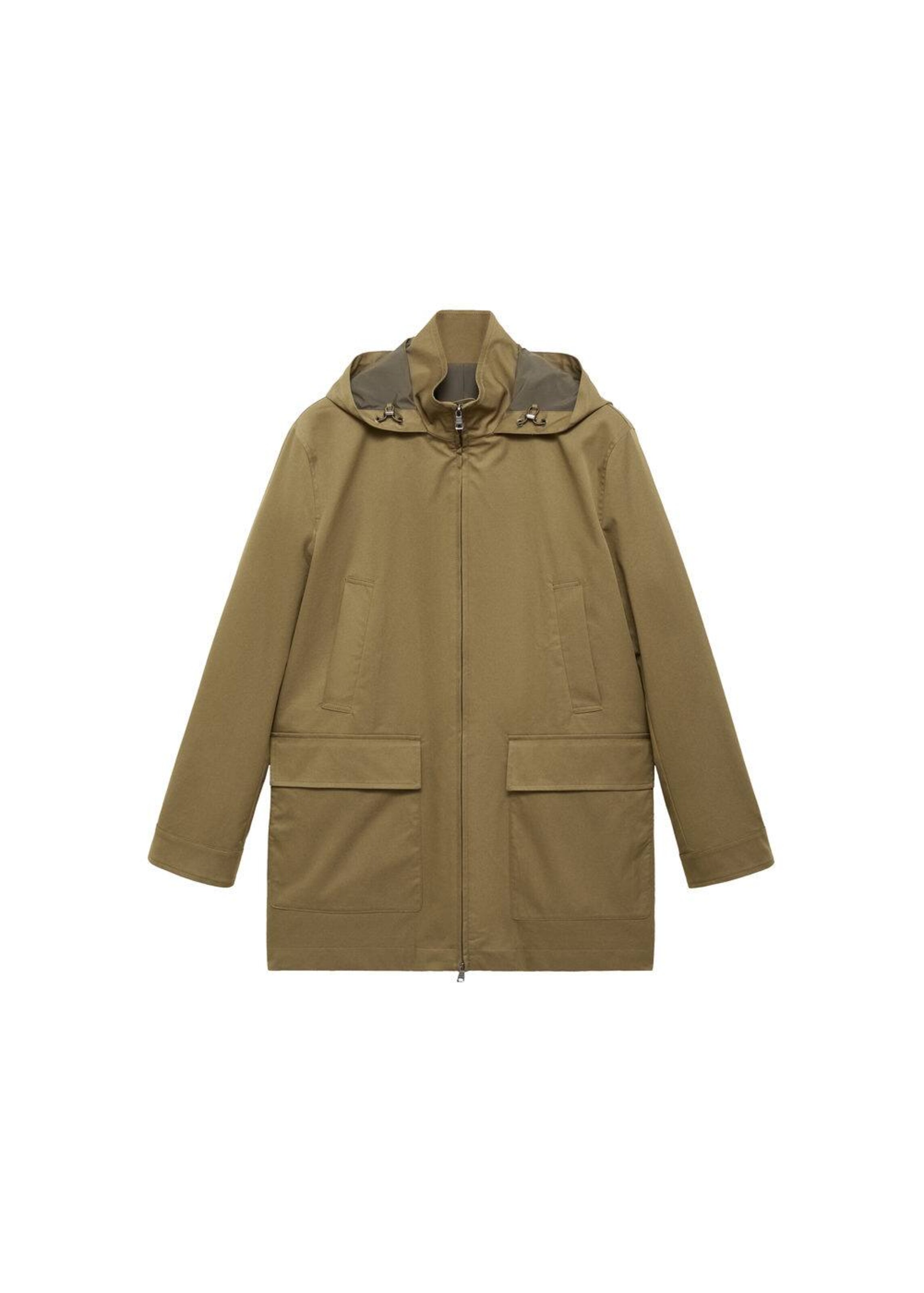 MANGO MAN Parka 'Parko' in Grün: Vorderseite