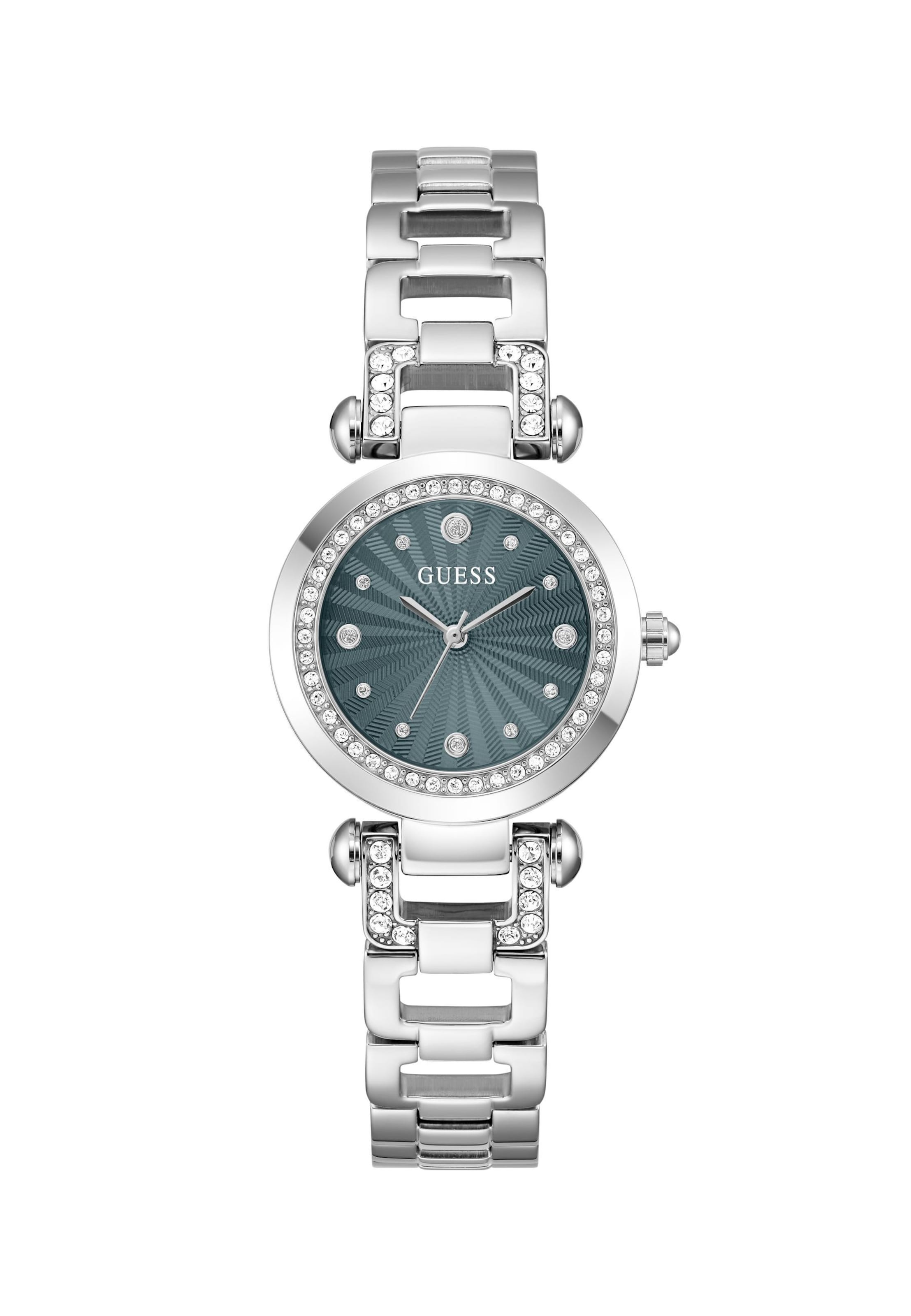 GUESS Analog watch ' GINGER ' in Silver: front