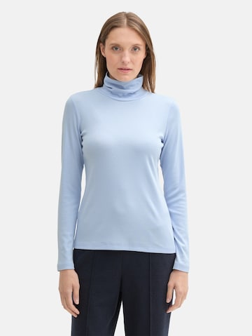 TOM TAILOR Shirt in Blauw: voorkant