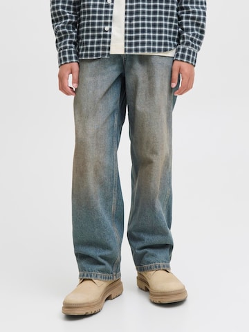 Baggy Jean 'JJIALEX' Jack & Jones Junior en bleu : devant