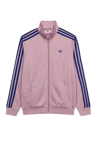 ADIDAS ORIGINALS Veste de survêtement 'FIREBIRD' en 128 en bleu foncé / mauve, Vue avec produit