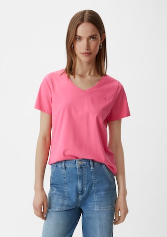 comma casual identity T-shirt i rosa: framsida