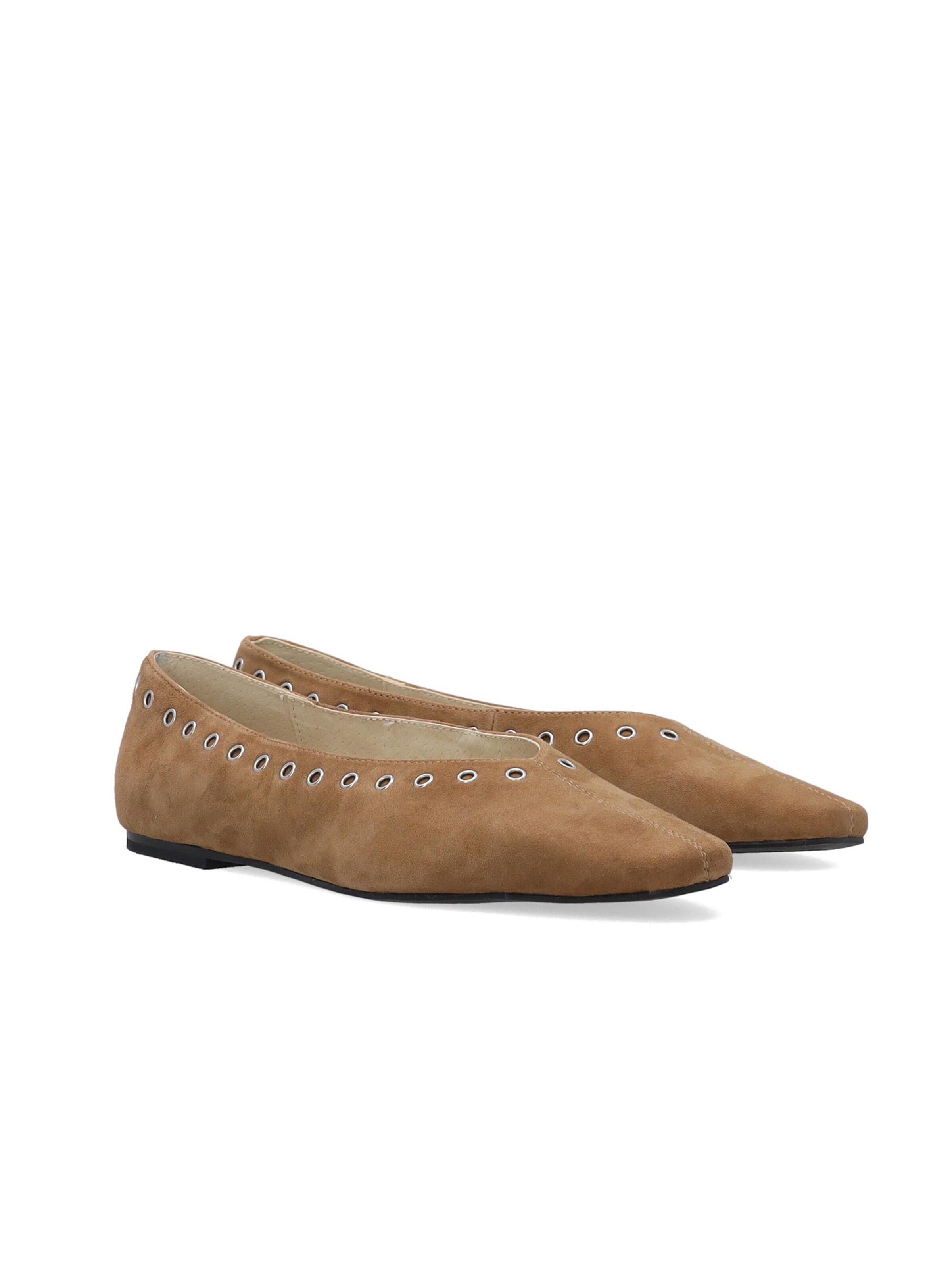 VENEZIA Ballet Flats in Brown