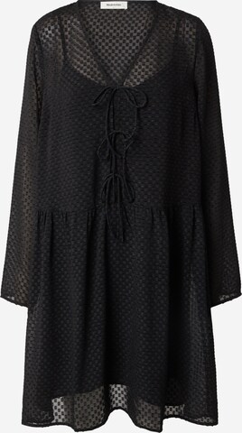 Robe 'Gracelle' modström en noir : devant