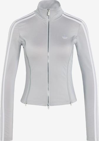 ADIDAS ORIGINALS - Sudadera con cremallera en gris: frente