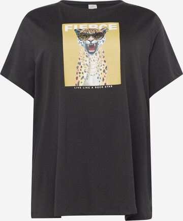ONLY Carmakoma T-Shirt in Grau: predná strana
