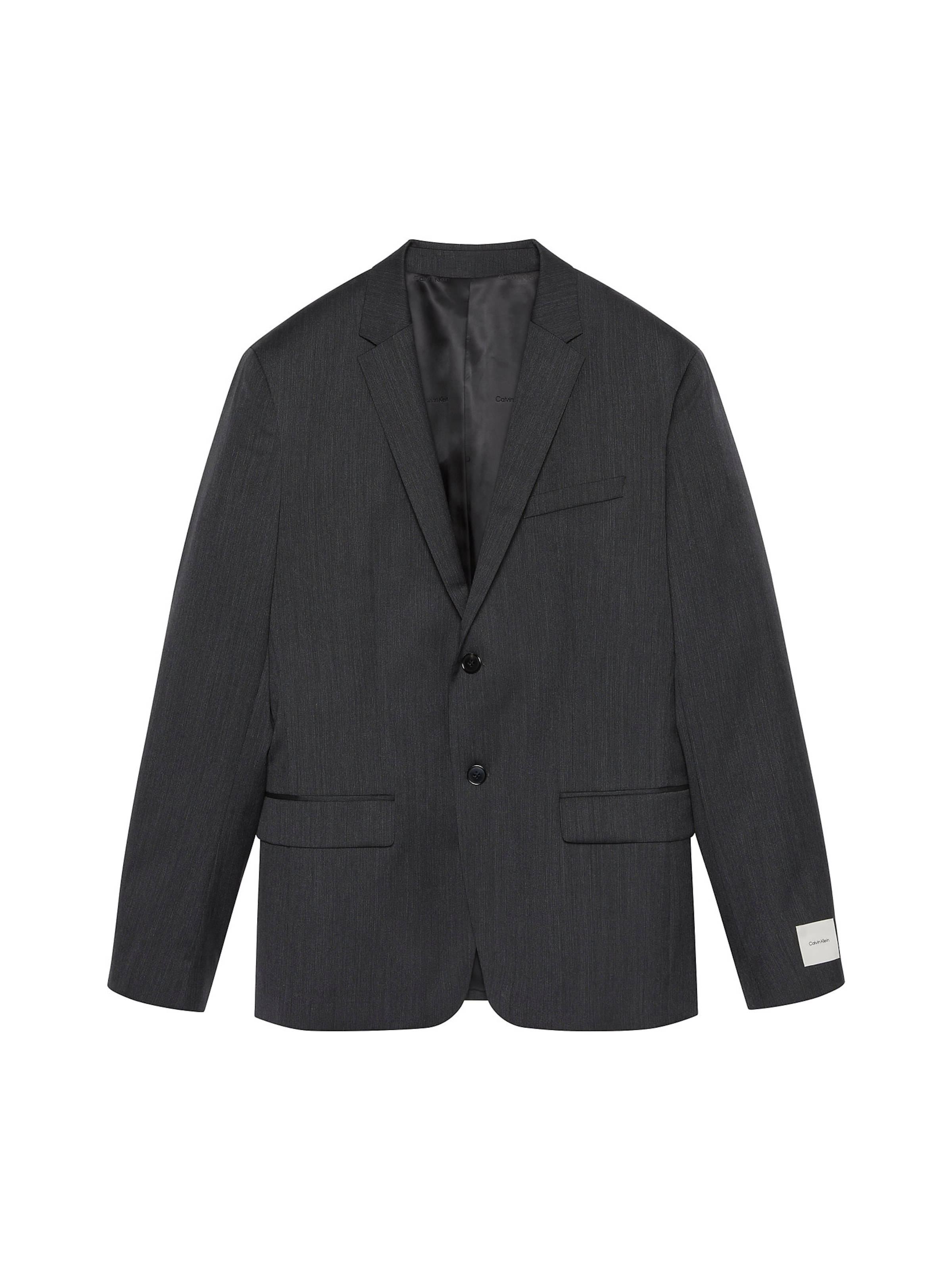 Calvin Klein Regular fit Suit Jacket in Grey: front