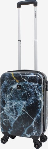 Saxoline Koffer 'Marble' in Blauw