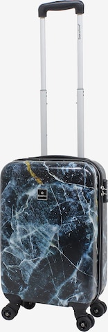 Saxoline Suitcase 'Marble' in Blue