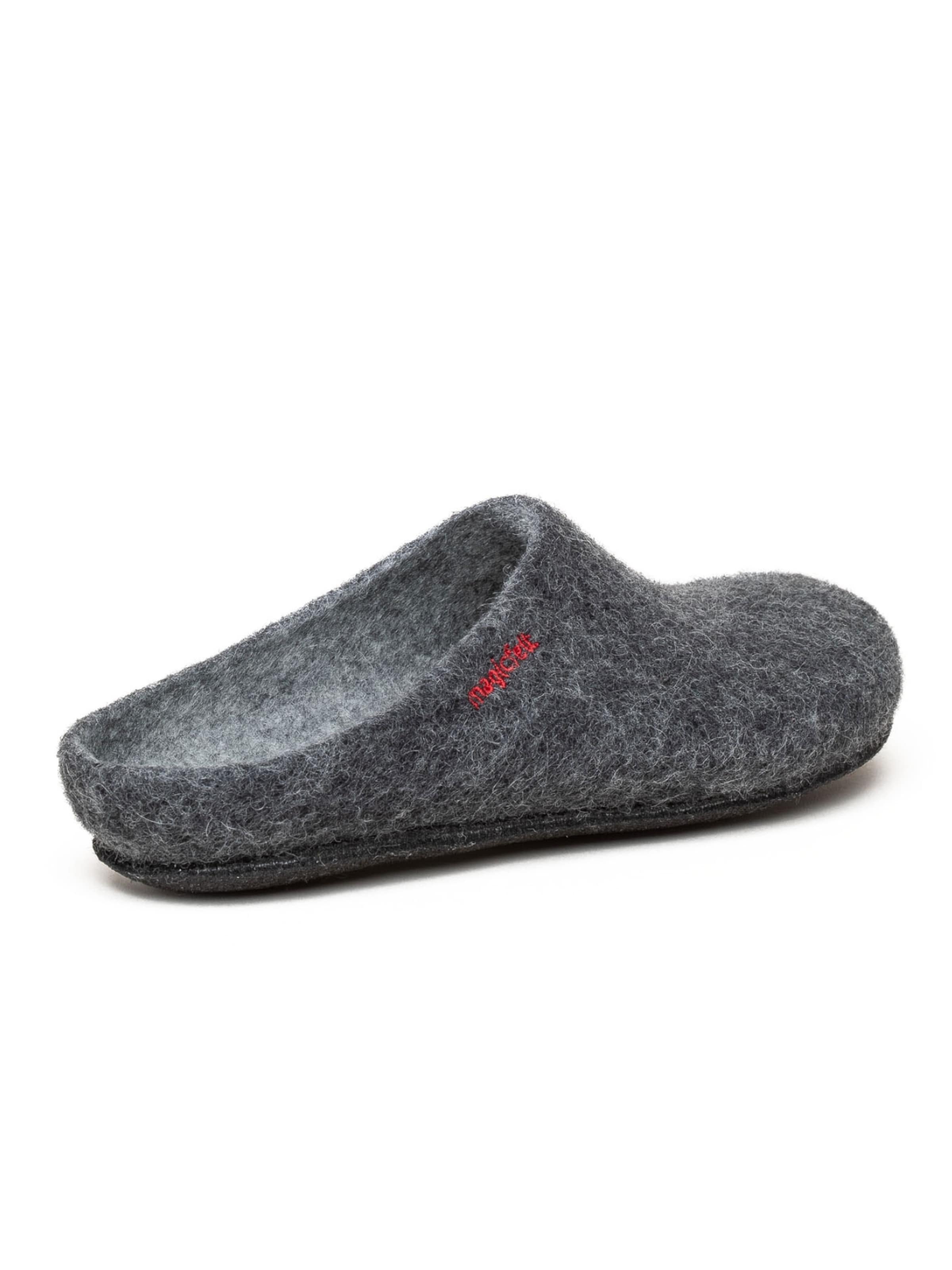MagicFelt Hausschuh 'Magicfelt Filzpantoffel Magicfelt 709' in Grau