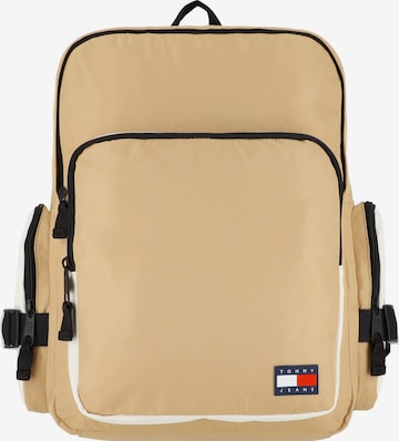 Tommy Jeans Backpack 'Duty' in Beige: front