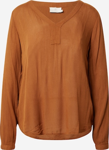 Kaffe Blouse in Brown: front