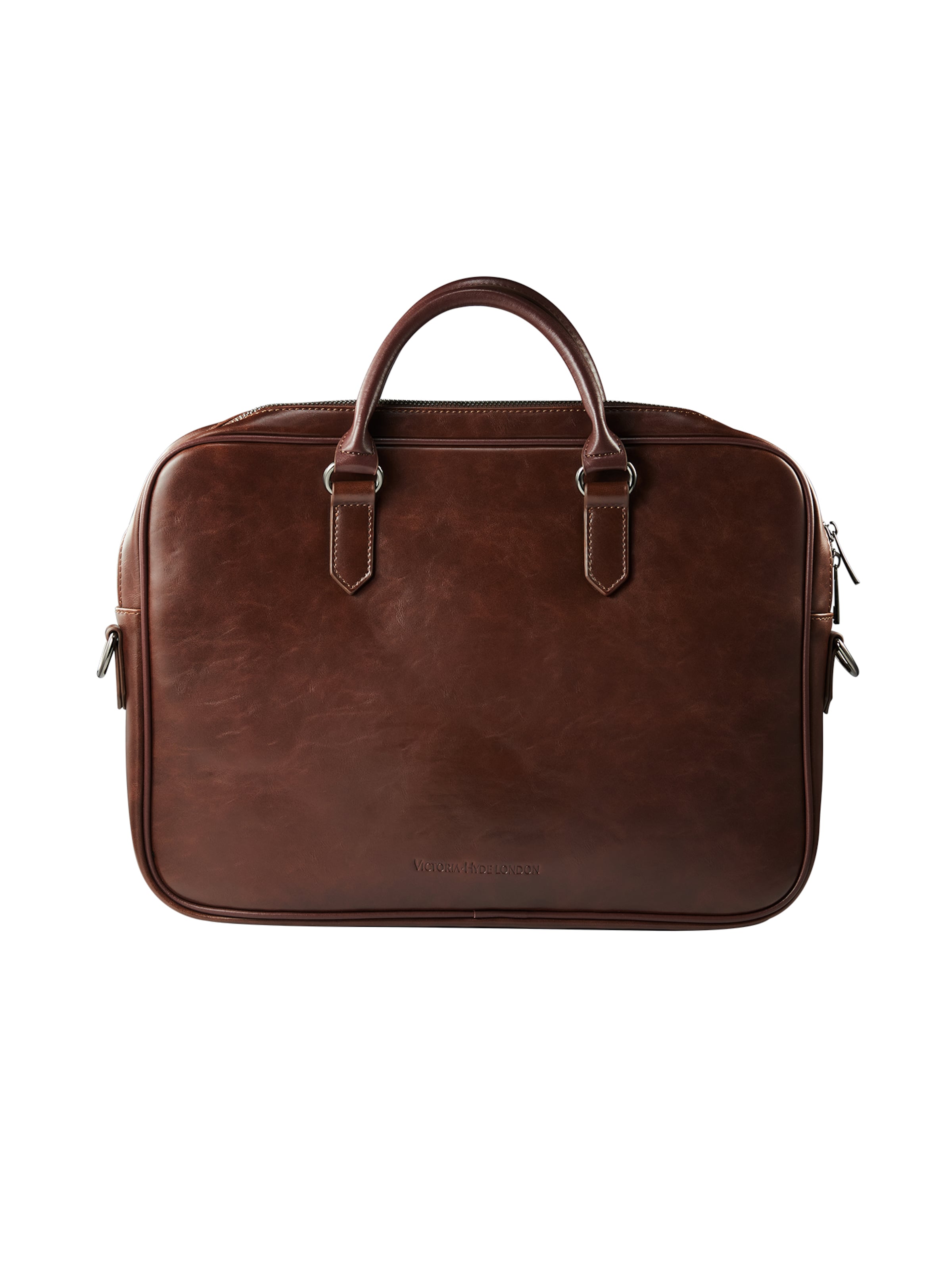 Valigetta ventiquattrore ' Daniel ' di Victoria Hyde in marrone: frontale
