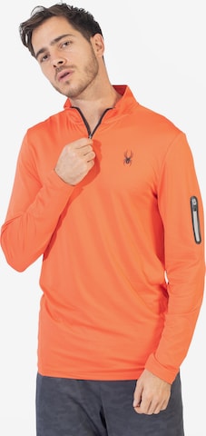 oranžs Spyder Sportiska tipa džemperis