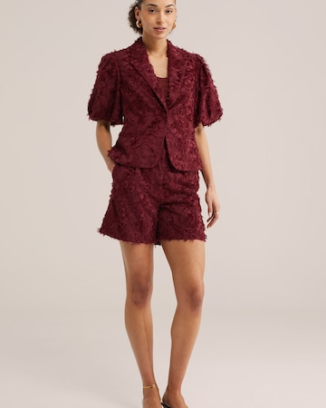 raudona WE Fashion Standartinis Kelnės