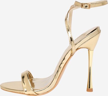 Sandalo con cinturino 'SOHO' di Public Desire in oro