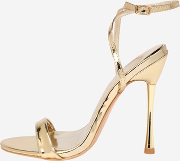 Public Desire Sandalen met riem 'SOHO' in Goud