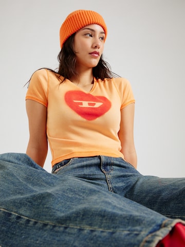 DIESEL - Camiseta 'ELE' en naranja