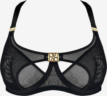 Bordelle Bra 'Nara' in Black: front
