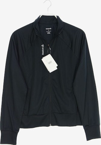 Reebok Sweatshirt & Zip-Up Hoodie in L in Black: front