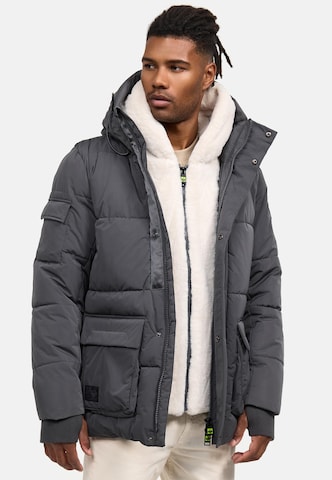 STONE HARBOUR Winter jacket 'Lauroo XX' in Grey: front