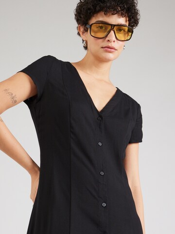 Monki Shirt Dress in Black